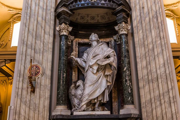 Rzym Włochy Czerwca 2015 Wnętrza Szczegóły Architektoniczne Bazyliki Jana Laterana — Zdjęcie stockowe