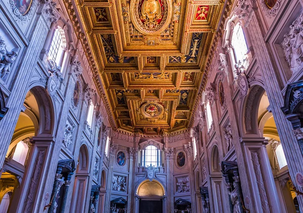 Roma Itália Junho 2015 Interiores Detalhes Arquitetônicos Basílica São João — Fotografia de Stock