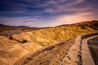 Zabriskie Point, Ölüm Vadisi, Kaliforniya, ABD