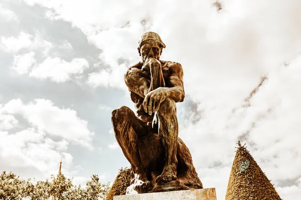 Paris France San 2017 Rodin Müzesinin Dış Mimarları Heykelleri Bahçeleri — Stok fotoğraf