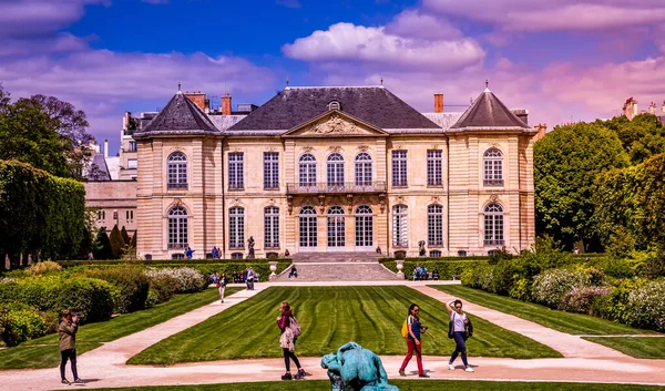 París Francia Abril 2017 Exteriores Esculturas Jardines Del Museo Rodin — Foto de Stock