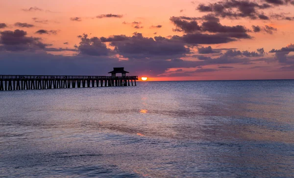 Naples United States November 2017 Pier Jetty Sunset November 2017 — Stock Photo, Image