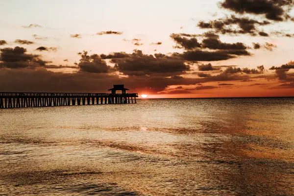 Naples Estados Unidos Novembro 2017 Molhe Por Sol Novembro 2017 — Fotografia de Stock