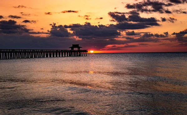 Naples United States November 2017 Pier Jetty Sunset November 2017 — Stock Photo, Image