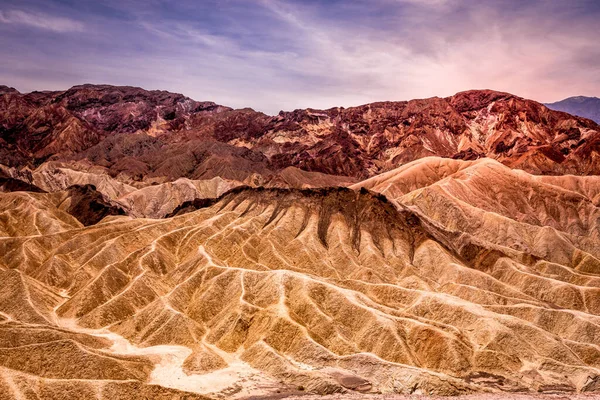 Zabriskie Point Vallée Mort Californie États Unis — Photo