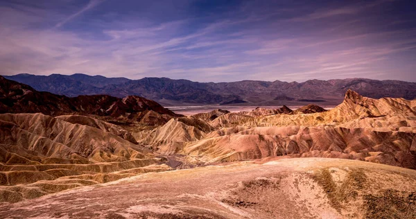 Zabriskie Point Vallée Mort Californie États Unis — Photo