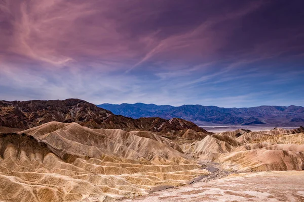 Zabriskie Point Vallée Mort Californie États Unis — Photo