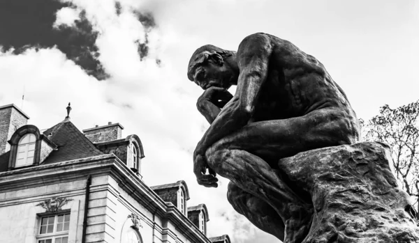 París Francia Abril 2017 Exteriores Esculturas Jardines Del Museo Rodin — Foto de Stock