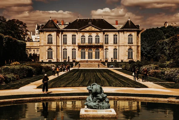 París Francia Abril 2017 Exteriores Esculturas Jardines Del Museo Rodin — Foto de Stock