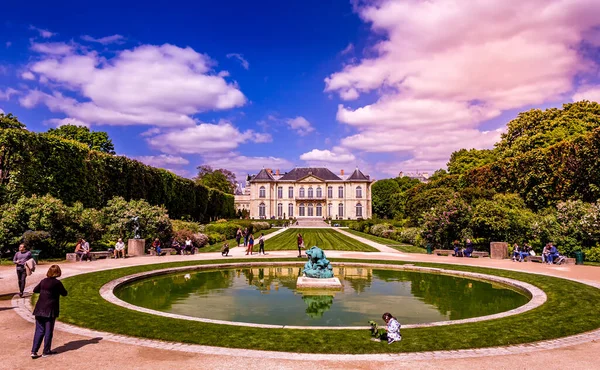 París Francia Abril 2017 Exteriores Esculturas Jardines Del Museo Rodin — Foto de Stock