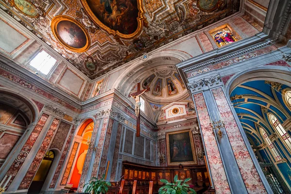 Sorrento イタリア 2014年5月12日 ナポリ大聖堂ドゥオーモの内装と詳細 14世紀に建てられた聖人Januarius カンパニア イタリア 5月12 2014 ソレント — ストック写真
