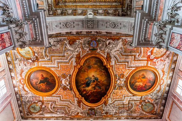 Sorrento Italia Maggio 2014 Interni Dettagli Del Duomo Cattedrale Napoli — Foto Stock