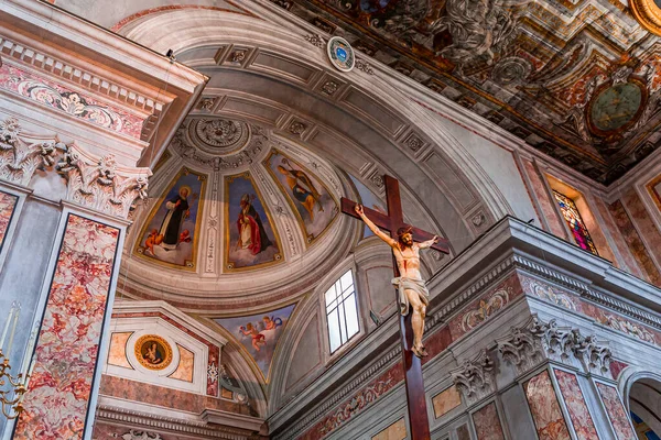 Sorrento Itália Maio 2014 Interiores Detalhes Duomo Catedral Nápoles Construído — Fotografia de Stock