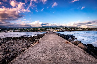 Saint Pierre, La Reunion Adası, Hint Okyanusu, 26 Nisan 2016, Saint Pierre, Fransa