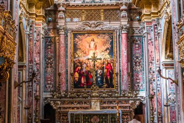 NAPLES, ITALY 16 MAYIS 2014 San Gregorio Armeno kilisesi detayları, 16 Mayıs 2014, Napoli, İtalya