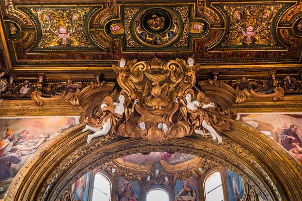 Naples Italy May 2014 Interiors Details San Gregorio Armeno Church — Stock Photo, Image