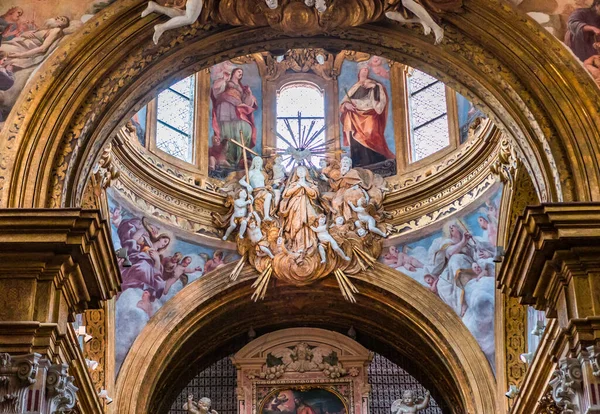 Naples Italy May 2014 Інтер Єри Деталі Церкви Сан Грегоріо — стокове фото