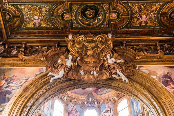Naples Italy May 2014 Interiors Details San Gregorio Armeno Church — Stock Photo, Image