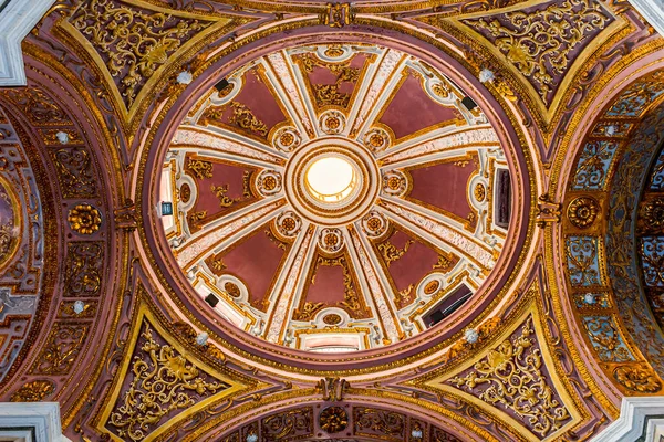 Naples Włochy Maj 2014 Wnętrza Obrazy Szczegóły Kościoła San Paolo — Zdjęcie stockowe