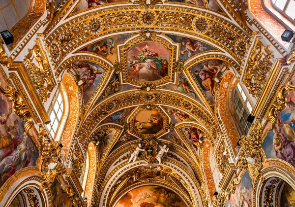 Naples Italy May 2014 Інтер Єри Картини Деталі Церкви Сан — стокове фото