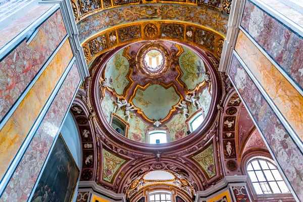 Napoli Italia Maggio 2014 Interni Dipinti Dettagli Della Chiesa San — Foto Stock