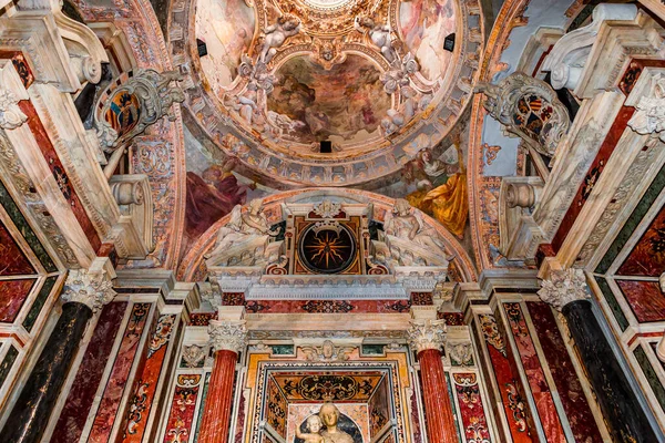 Naples Itália Maio 2014 Interiores Pinturas Detalhes Igreja San Paolo — Fotografia de Stock