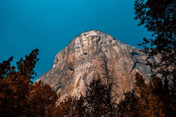 Mur Escalade Renommée Mondiale Capitan Parc National Yosemite Californie États — Photo