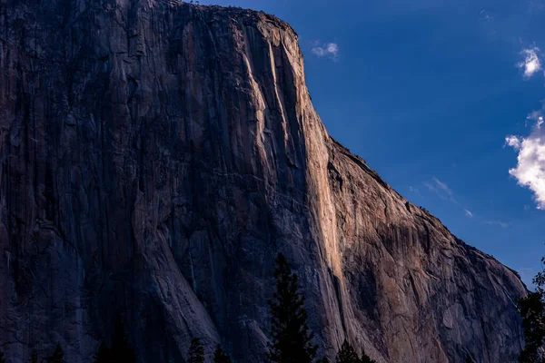 Światowej Sławy Ściana Wspinaczkowa Capitan Park Narodowy Yosemite Kalifornia Usa — Zdjęcie stockowe