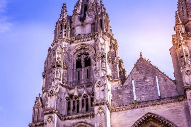 SOISSONS, FRANCE, 14 AĞUSTOS 2016: Saint Jean des vignes Abbey, 14 Ağustos 2016, Soissons, Aisne, Fransa