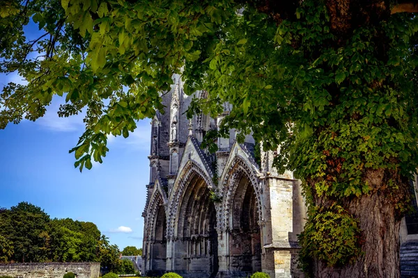Пісні France August 2016 Saint Jean Des Vignes Abbey August — стокове фото