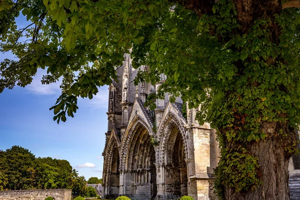 Суассон Франция Августа 2016 Года Saint Jean Des Vignes Abbey — стоковое фото