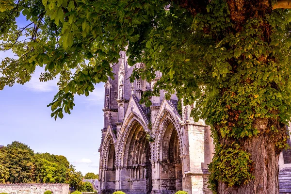 Пісні France August 2016 Saint Jean Des Vignes Abbey August — стокове фото