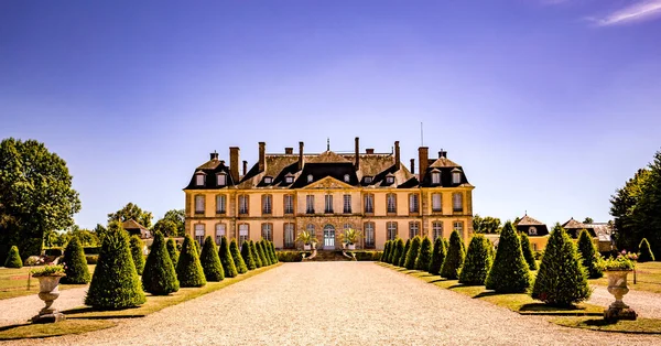 Motte Tilly Francia Agosto 2016 Exteriores Jardines Del Castillo Motte — Foto de Stock