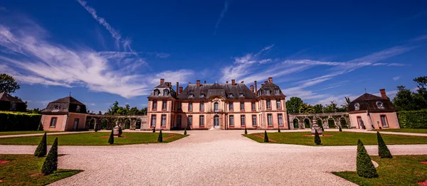 Motte Tilly France August 2016 Exteriors Gardens Motte Tilly Castle — Stock Photo, Image