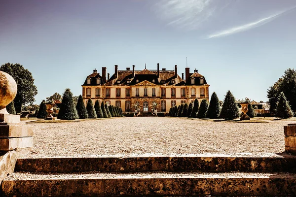 Motte Tilly Francia Agosto 2016 Exteriores Jardines Del Castillo Motte —  Fotos de Stock