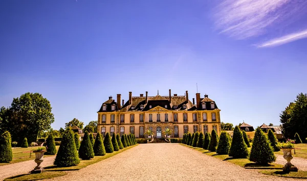 2016年8月7日 法国巴黎 2016年8月7日 法国奥贝州La Motte Tilly城堡的室外花园 — 图库照片