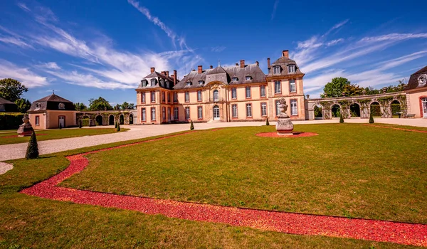 Motte Tilly France August 2016 Exteriors Gardens Motte Tilly Castle — Stock Photo, Image