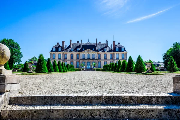 Motte Tilly Francia Agosto 2016 Exteriores Jardines Del Castillo Motte —  Fotos de Stock