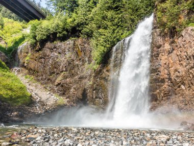 Bir görünüm Washington eyaletinde Franklin Falls.
