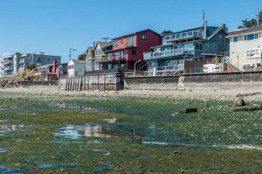 Batı Seattle waterfront bir gelgit ile ev görünümü.