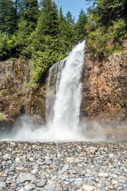 Bir görünüm Washington eyaletinde Franklin Falls.