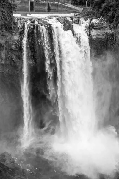 Veiw Kaskádové Snoqualmie Falls — Stock fotografie