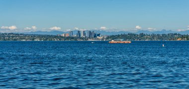 Bellevue, Washington 'un ufuk çizgisi.