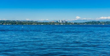 Bellevue, Washington 'un ufuk çizgisi.