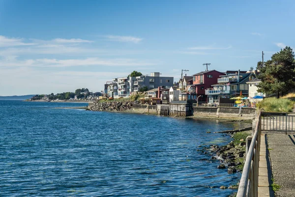 Una Vista Sulla Costa West Seattle Washington Marea — Foto Stock