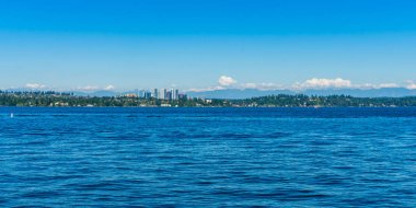 Bellevue, Washington 'un ufuk çizgisi.