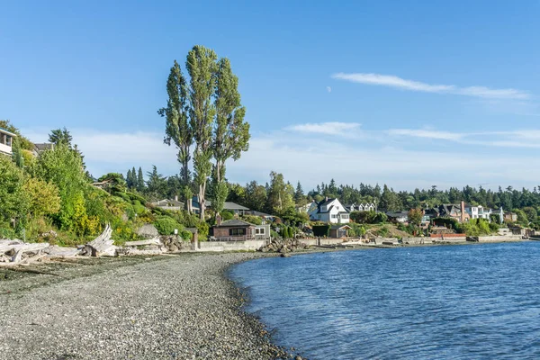 Utsikt Över Stranden Normandie Park Washington — Stockfoto