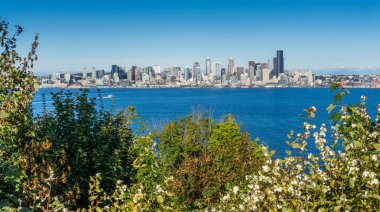 Seattle manzarası bir görünümünü.