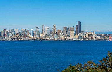 Seattle manzarası bir görünümünü.