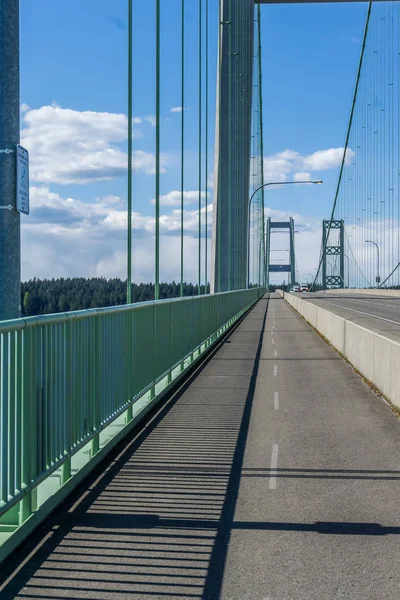 На узком мосту 5 — стоковое фото
